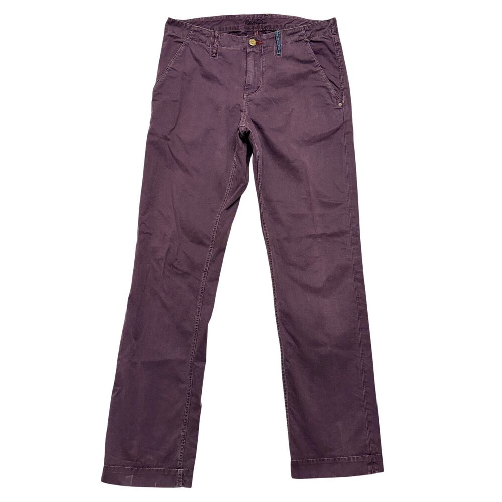 Robert Graham Selvedge Jeans 33 Classic Yates Purple Plum Straight Luxury
